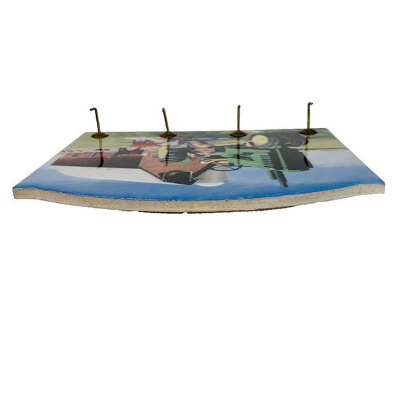 John Deere Key Hook Little Farmhands Barn Garage Shed Decor Dad Grandpa Signed - Picture 6 of 8